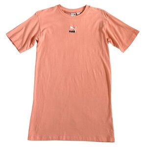 Puma Peach Short-Sleeve Logo Tee/Dress (s/m)